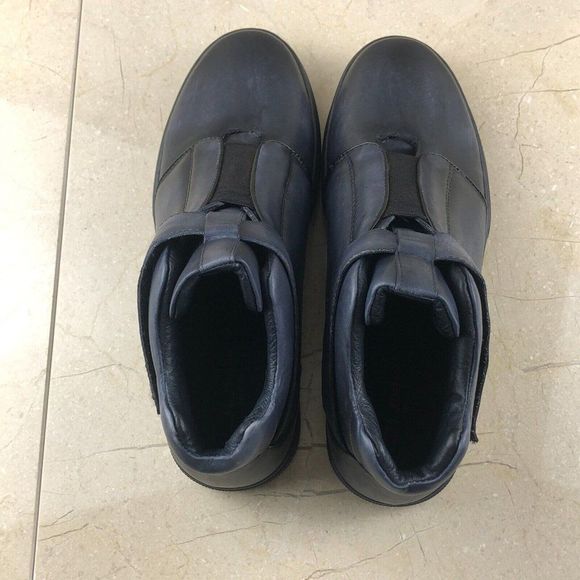 J75 By Jump New York Mens Scully Blue Leather High Top Sneaker Shoes Size 9.5 - Picture 9 of 11